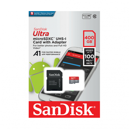 SanDisk Ultra Tarjeta microSDXC UHS-I / 400GB