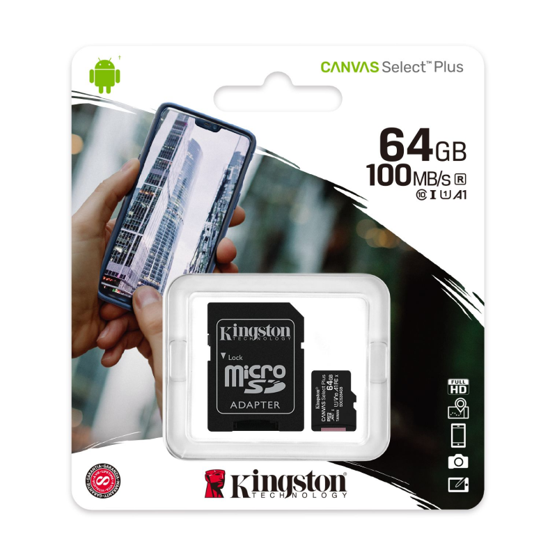 Memoria Kingston microSD 64 GB