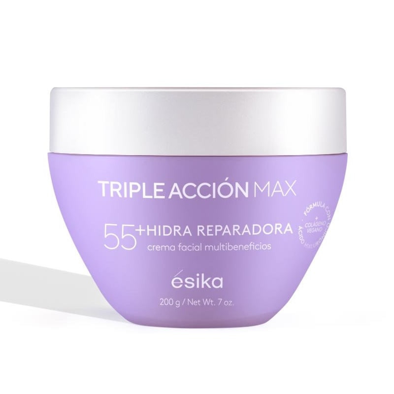 Crema facial Hidra Reparadora Triple Acción Max 55+ by Ésika