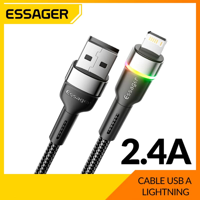 Essager Cable Led USB-A a Lightning