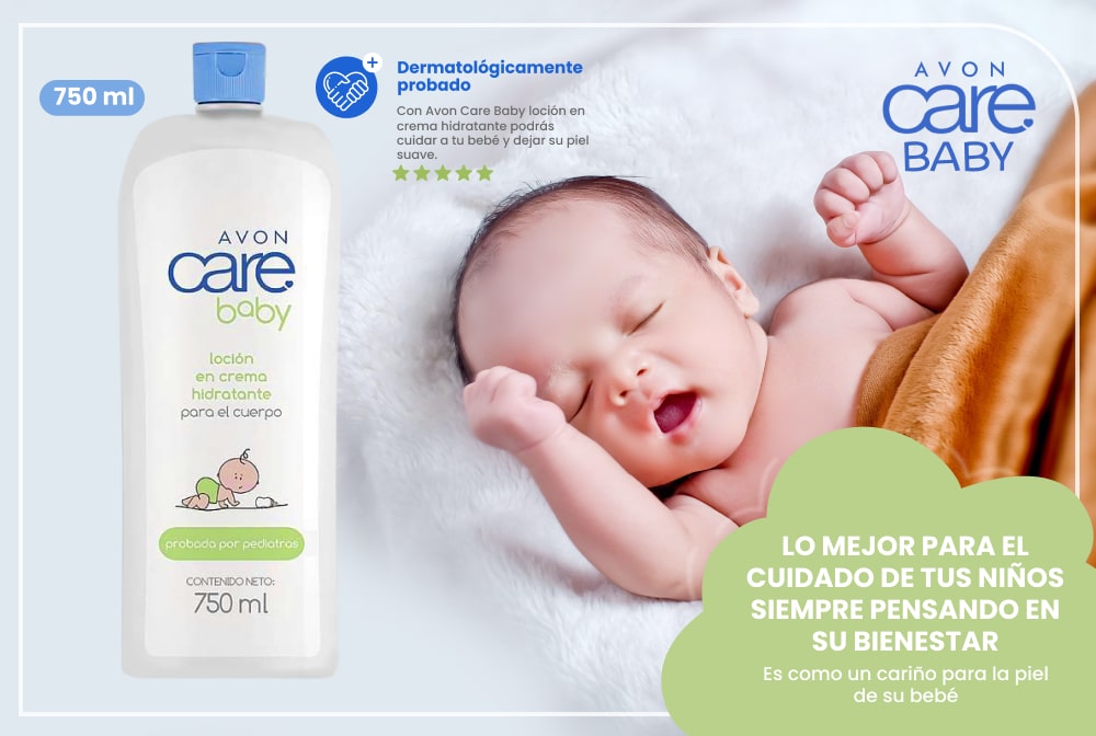 Avon care baby Loción en crema hidratante para el cuerpo By Avon