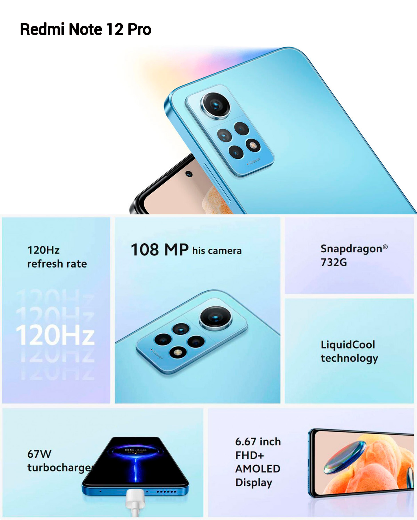 Xiaomi Redmi Note 12 Pro 4G: Precio, características y donde comprar